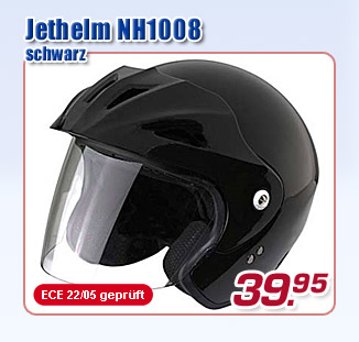 Jethelm NH1008 schwarz - jetzt nur 39.95