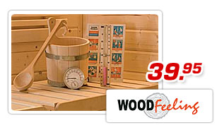 Sauna Zubeh&ouml;r-Set, 6-tlg. &ndash; nur 39.95 Euro