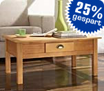 Couchtisch, Kiefer massiv - statt 59.95 nur
