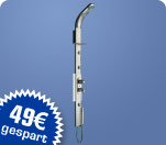 Drop Sfera Alu- Duschs&auml;ule ohne Armatur - jetzt statt UVP 199.- ab