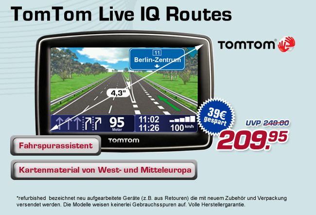 TomTom Live IQ Routes