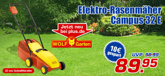 Wolf Garten Elektro-Rasenm&auml;her Campus 32 E