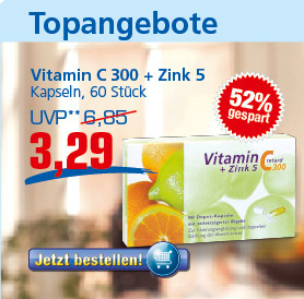 Vitamin C 300 + Zink 5 Ret
