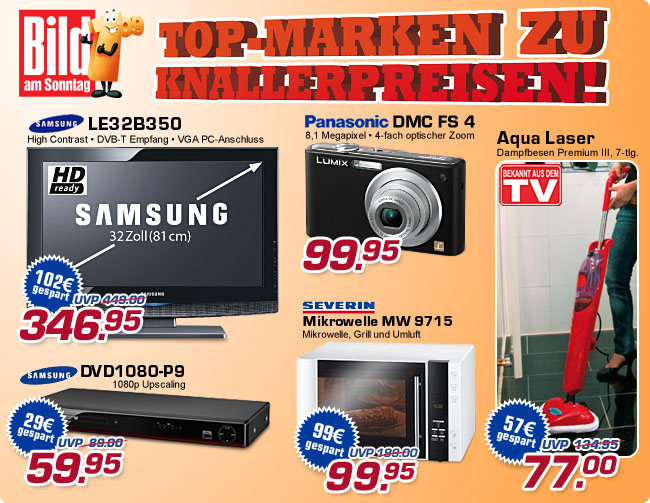 Top-Marken zu Knallerpreisen