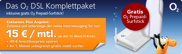 O2 DSL Komplettpaket
