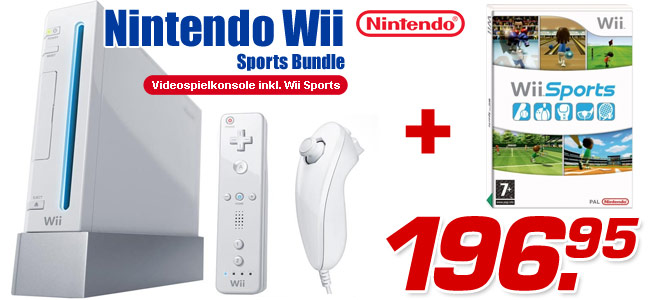 Wii Sports Bundle nur 196.95 Euro