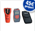 Set: Profi Laser Entfernungsmesser & 3 in 1 Ortungsger&auml;t - statt UVP 145.- nur