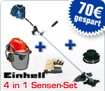 Einhell 4 in 1 Benzin- Sensen-Set BG-BC 30/1 Kit - statt UVP 189.95 nur