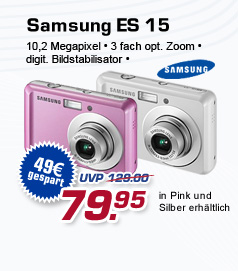 Samsung ES 15 pink oder silber