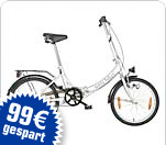Faltrad 20", 3-Gang-Shimano- Nexus-Nabenschaltung - statt UVP 299.- nur