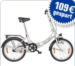 Faltrad 20", 3-Gang Shimano-Nexus- Nabenschaltung - statt UVP 299.- nur