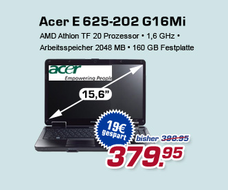 Acer E 625-202 G16Mi
