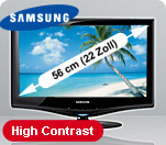 Samsung LE-22B350 - 56 cm (22") LCD-Fernseher mit DVB-T
