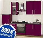 K&uuml;chenzeile, ohne Elektro-Ger&auml;te, verschiedene Farben  - statt UVP 899.- ab