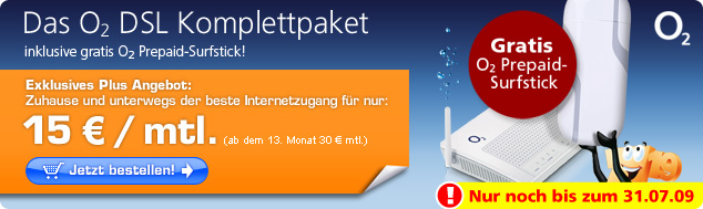 Das O2 DSL-Komplettpaket