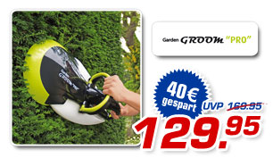 Garden Groom &ndash; statt 169.95 jetzt nur 129.95 Euro