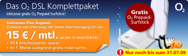 Das O2 DSL-Komplettpaket