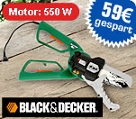 Astschere Black & Decker GK 1000 Alligator - jetzt statt UVP 149.- nur