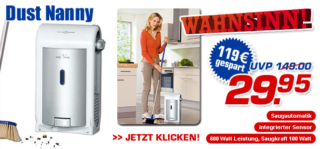 Dust Nanny - statt 149.- (UVP) jetzt 29.95