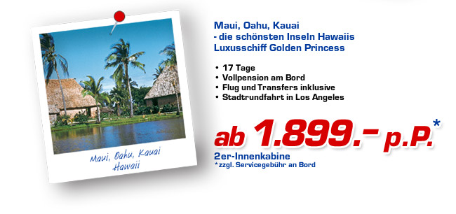 Hawaii - ab 1899.- p.P.