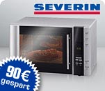 Severin Mikrowelle MW 7803 mit Grill- und Hei&szlig;luftfunktion, silber - statt UVP 209.90 nur