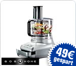 Bob-Home Chef de Cuisine K&uuml;chenmaschine, silber, 700 W - statt UVP 199.- nur