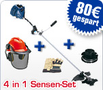 Einhell 4 in 1 Benzin-Sensen-Set BG-BC 30/1 Kit - statt UVP 189.95 nur