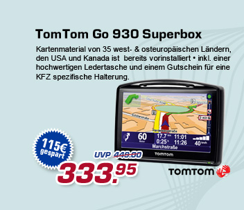 TomTom Go 930 Superpack