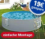 Rundform- Aufstellbecken-Set "Atlanta" 360 x 90 cm - statt UVP 259.- nur