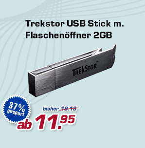 Trekstor USB Stick m. Flaschen&ouml;ffner