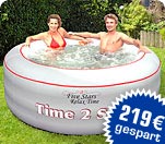 Five Stars aufblasbarer Whirlpool Time 2 Spa "Relaxing Deluxe" - statt UVP 699.- nur