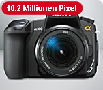 Sony Alpha-A300K - Kit mit 18-70 mm - statt UVP 548,99 nur