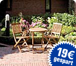 Balkon Tischgruppe, 3-tlg. - statt UVP 99.- nur
