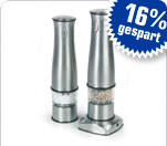 Domo Pfeffer- und Salzm&uuml;hle "Akku" DO313PZ - statt UVP 59.95 nur