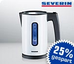 Severin Wasserkocher WK 3307, pianowei&szlig;-schwarz - statt UVP 39.99 nur