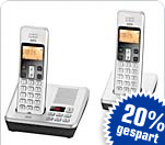 AEG Casa 215-2 - DECT Schnurlostelefonset mit Anrufbeantworter - statt UVP 49.99 nur