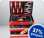 Werkzeugkoffer 132 tlg. mit Akku-Schrauber 3,6V - statt UVP 79.99 nur