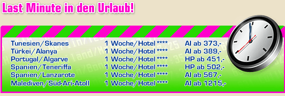Last Minute Banner