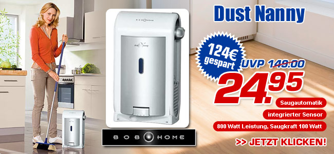 Dust Nanny &ndash; statt UVP 149.- jetzt nur 24.95