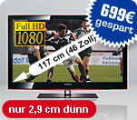 Samsung UE46B6000 LED TV f&uuml;r sch&auml;rfere Bilder - jetzt statt UVP 2099.- nur