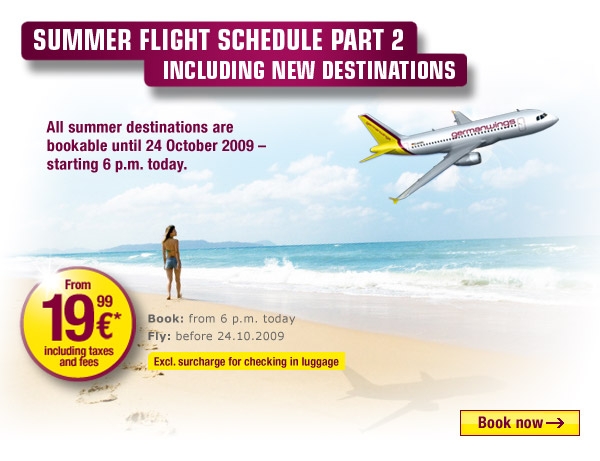 SUMMER FLIGHT SCHEDULE PART 2